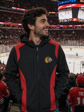 Chicago Blackhawks Hooded Jacket (SMALL)